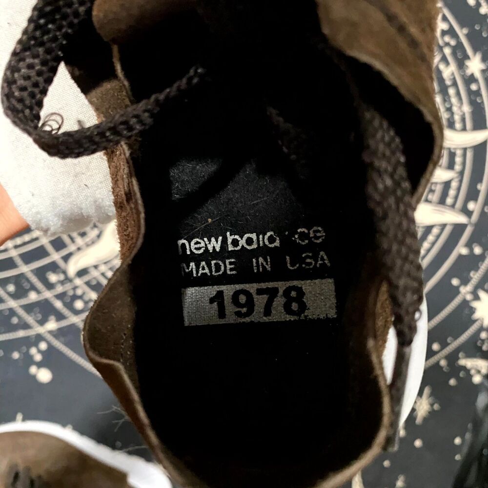 New Balance 1978 ML1978AB Athletic Sneaker Men's Brown Suede Running Cushioned - Picture 8 of 9